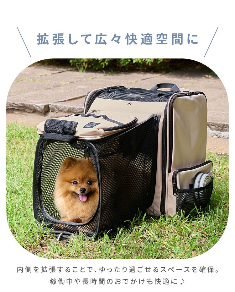 折りたたみファブリックリュック POTR-350A グレー1