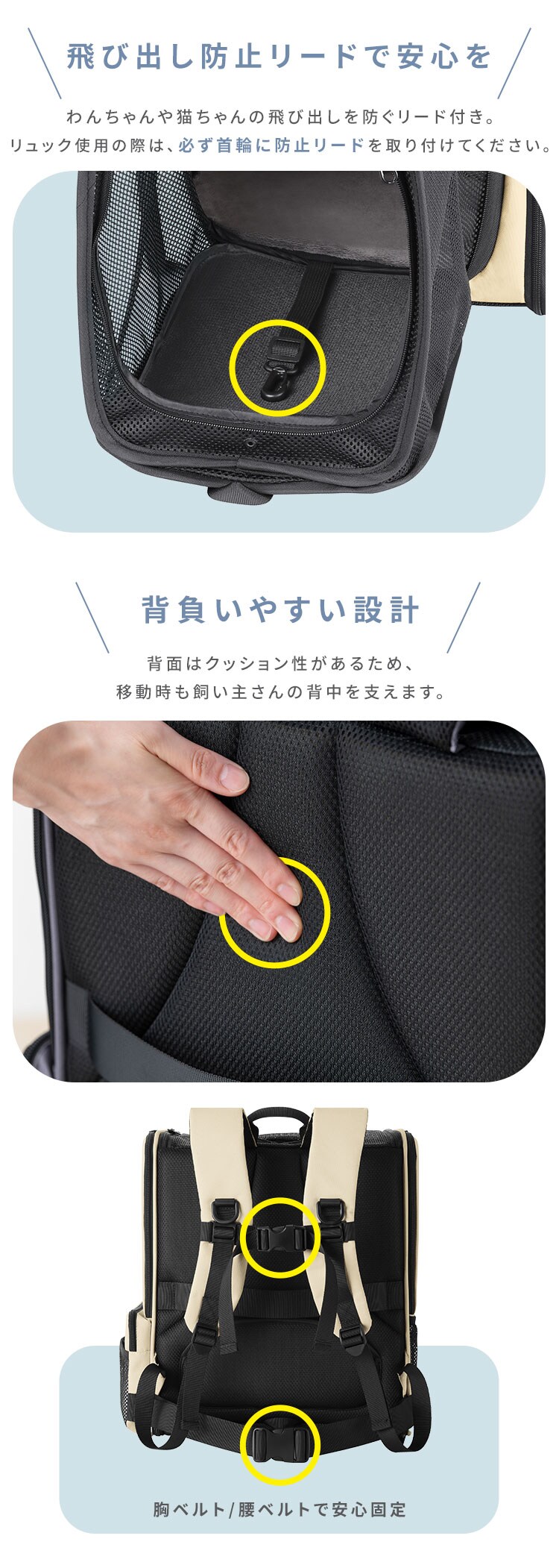 折りたたみファブリックリュック POTR-350A グレー7