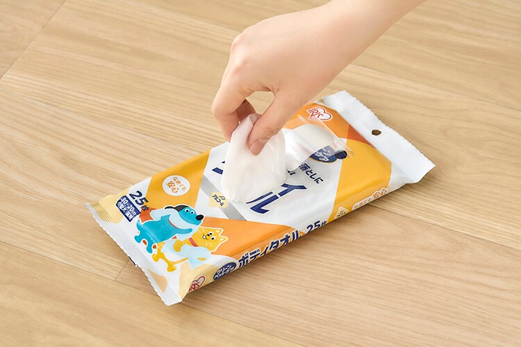 【25枚】ペット用ボディタオル１Ｐ DBWT-1P  25枚 ウェットタオル0