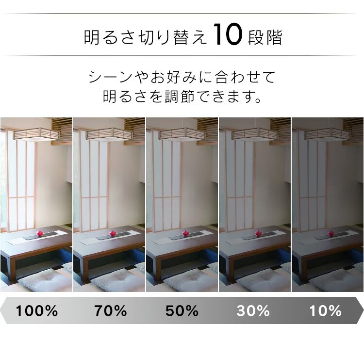 LED ペンダントライト 8畳 調光 工具・工事不要 リモコン付き 5年保証 PL8D-J29