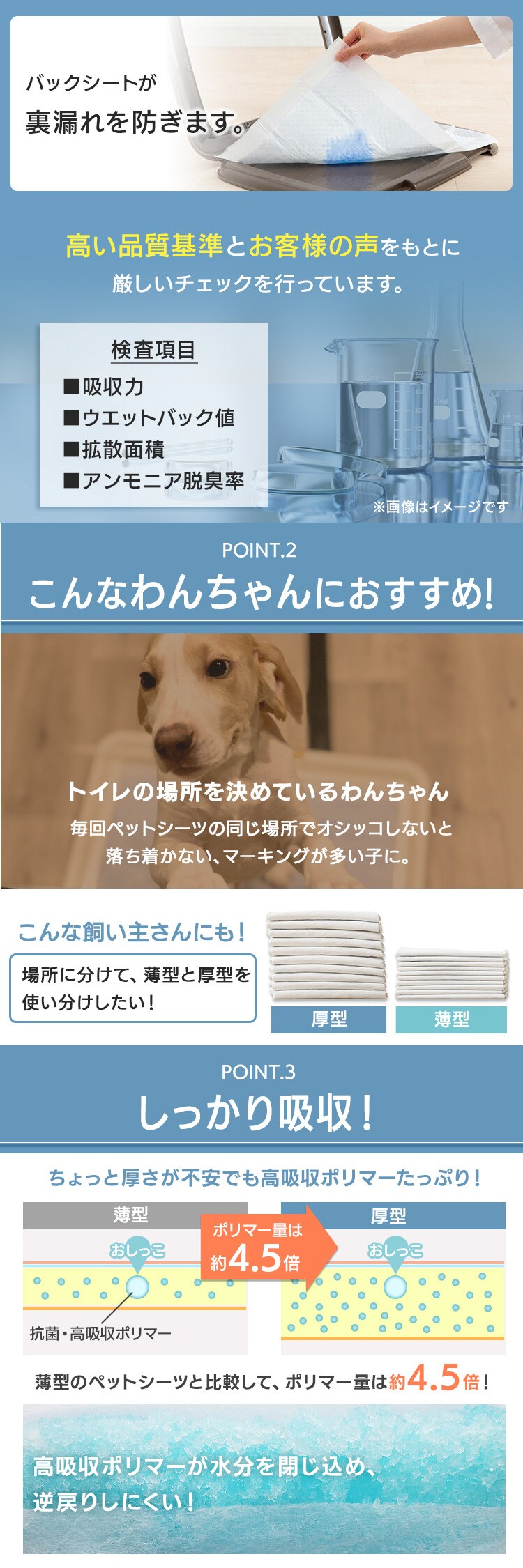 【400枚】 超厚型 ペットシーツ レギュラー 100枚&times;4袋 1