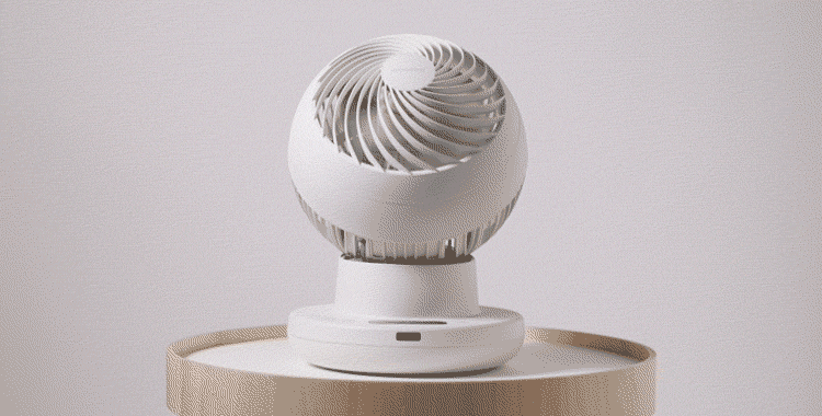 サーキュレーター 22畳 DCモーター WOOZOO 360 i PCF-SDS15TEC-PD-W ホワイト2