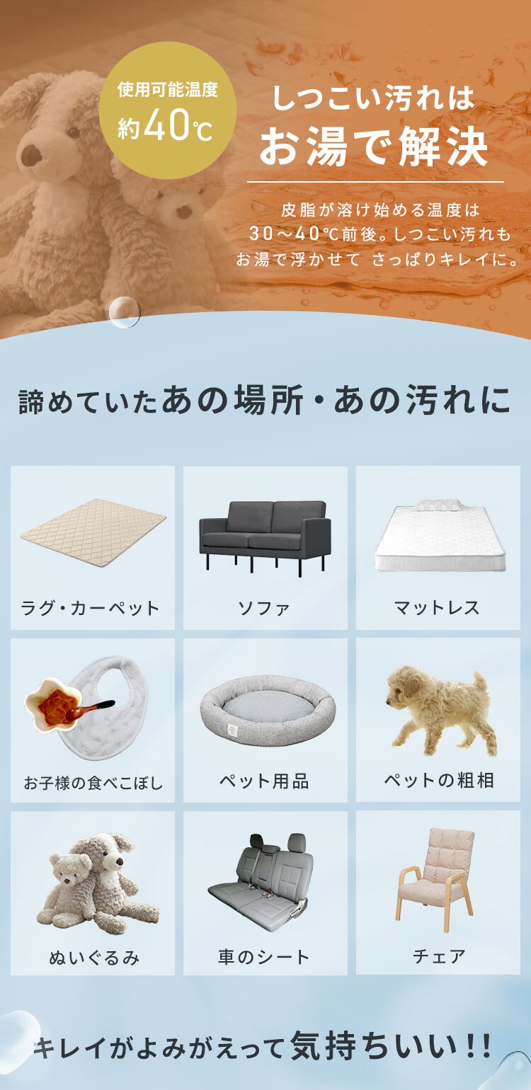 リンサークリーナー RNS-500A ホワイト 専用洗剤付き19