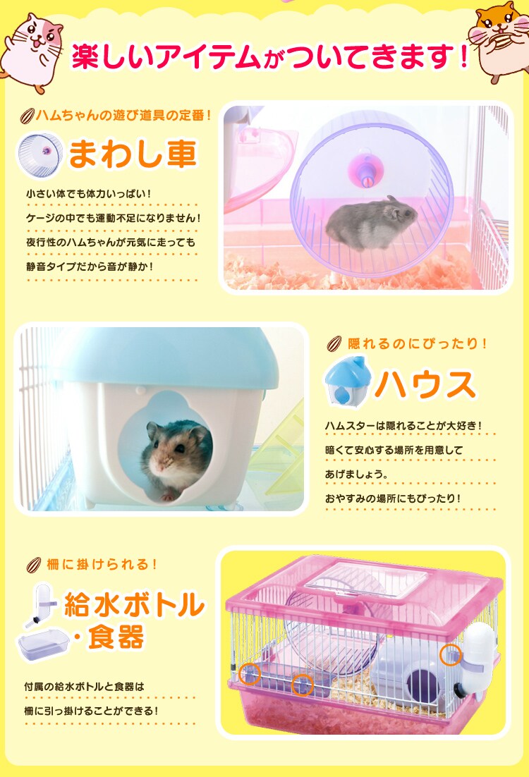 すぐに飼えるアイテム付き