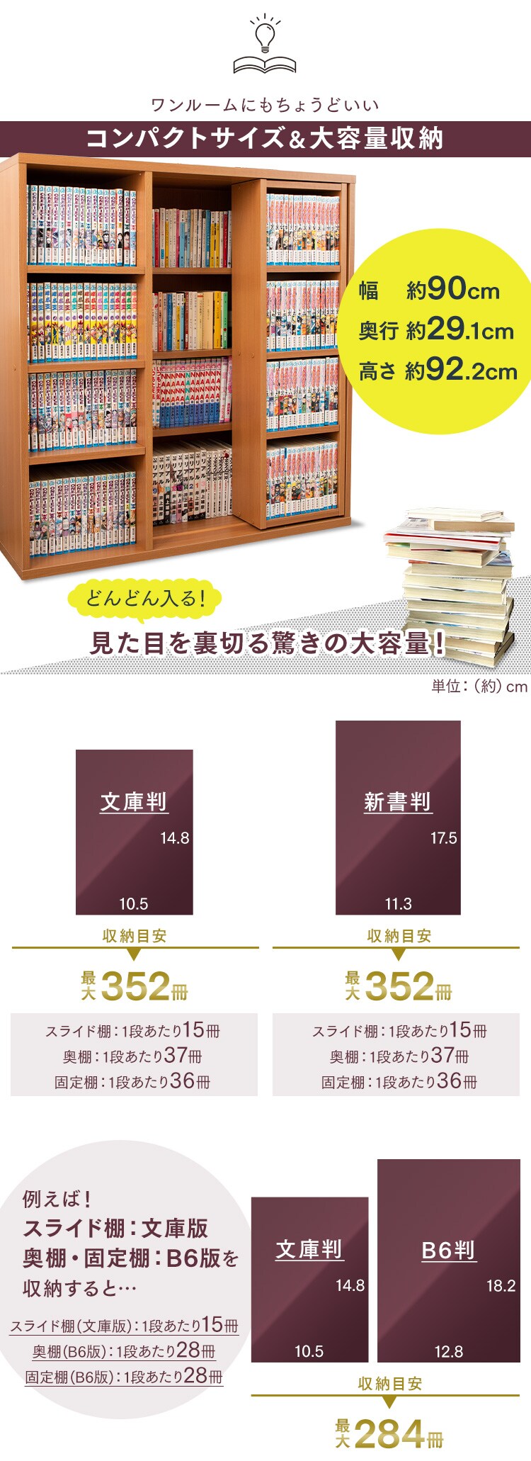 【訳あり】コミックラックスライドシングル CSS-9090R ホワイト2