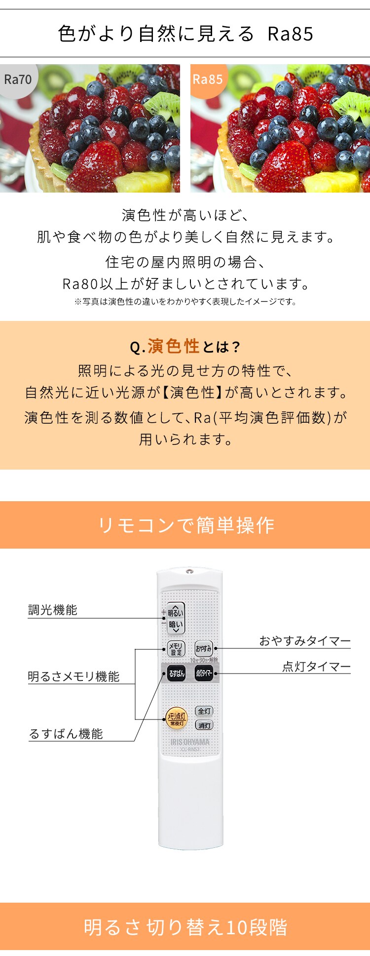 LEDシーリングライト5.0シリーズ クリアフレーム 8畳 調光 CL8D-5.0CF 2