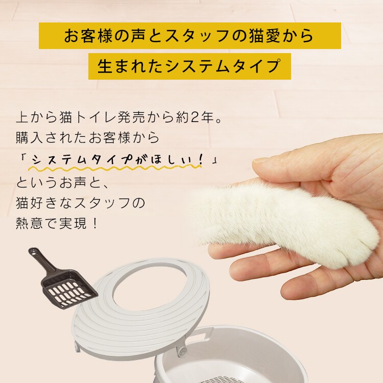 上から猫トイレ システムタイプ PUNT-530S10
