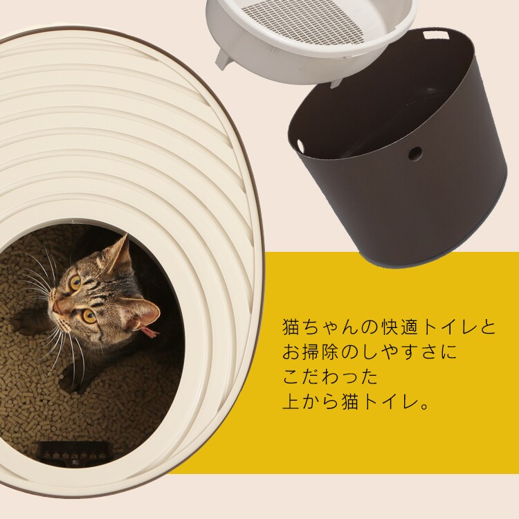 上から猫トイレ システムタイプ PUNT-530S12