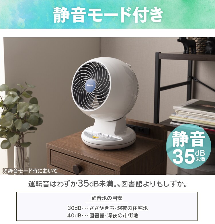 【訳あり】サーキュレーター 8畳 上下左右首振り PCF-C15T ホワイト19