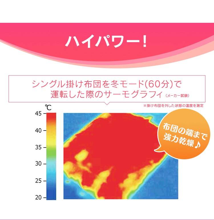 【訳あり】ふとん乾燥機カラリエ FK-C2-P ピンク10
