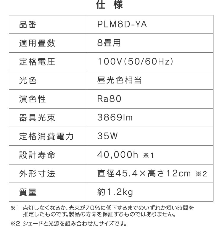 【訳あり】ペンダントライト 洋風 8畳 調光 浅型 PLM8D-YA11