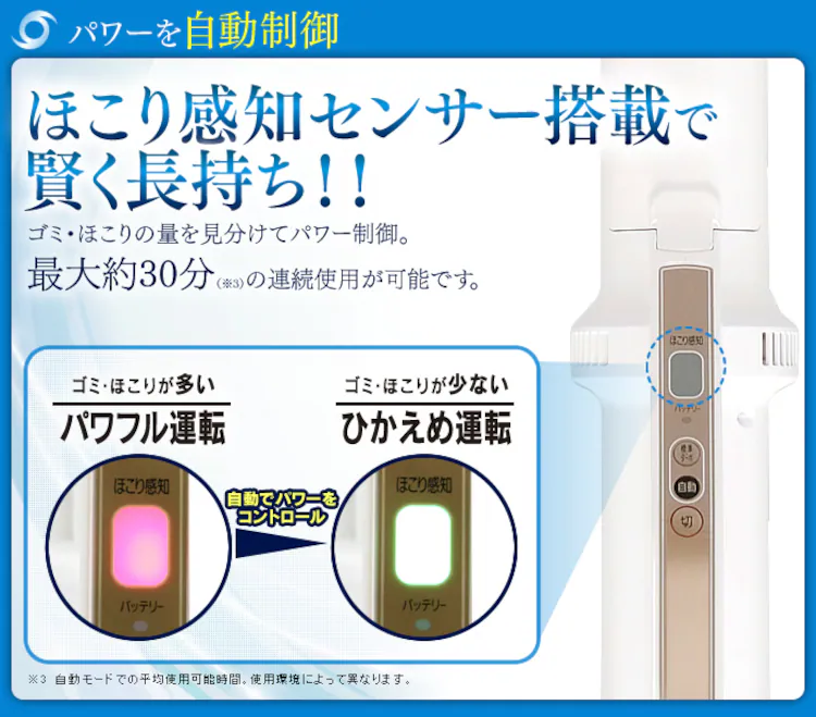 【訳あり】極細軽量スティッククリーナー IC-SLDC4-W パールホワイト7