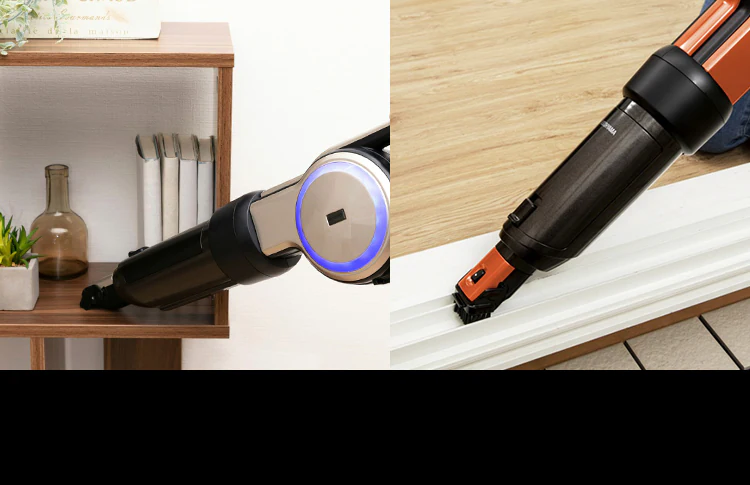 掃除機 コード式 紙パック 自走式 キャニスティック シャンパンゴールド22