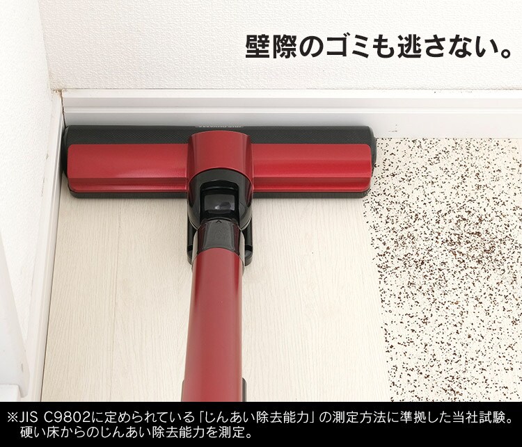 掃除機 コード式 紙パック 極細軽量 モップ付 IC-SBA6-S シルバー5