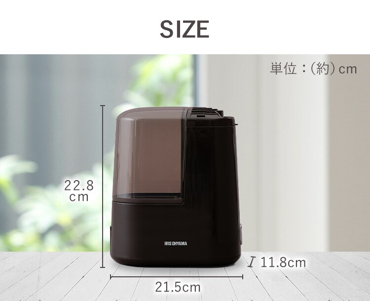 【訳あり】加熱式加湿器  ブラウン16