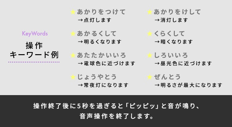 LED シーリングライト 8畳 調光 調色 音声操作 工具・工事不要 リモコン付き 5年保証 CL8DL-6.1CFUV11