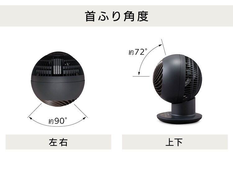 【訳あり】サーキュレータアイ 18畳 デザインモデル 上下左右首振り 27