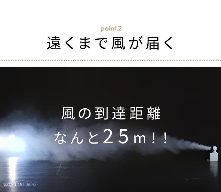 サーキュレーターアイ 18畳 上下左右首振り PCF-SC15TP 全3色10