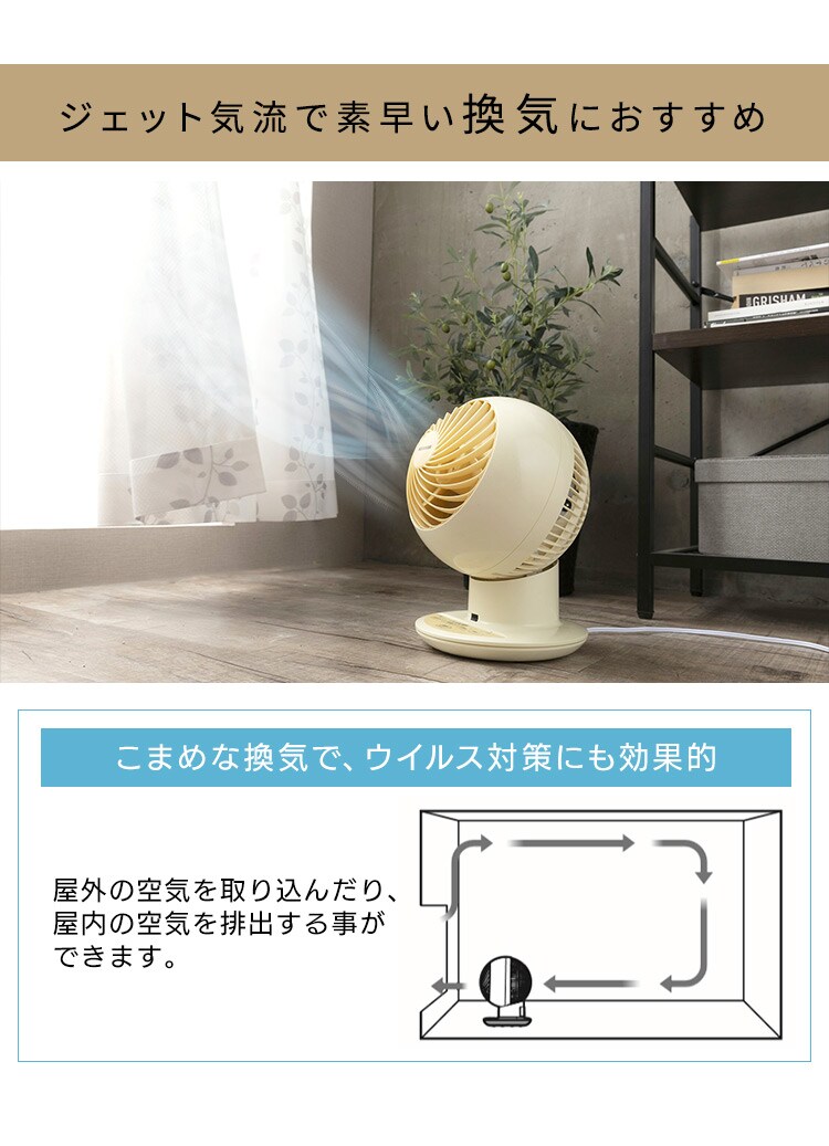 サーキュレーターアイ 18畳 上下左右首振り PCF-SC15TP 全3色13