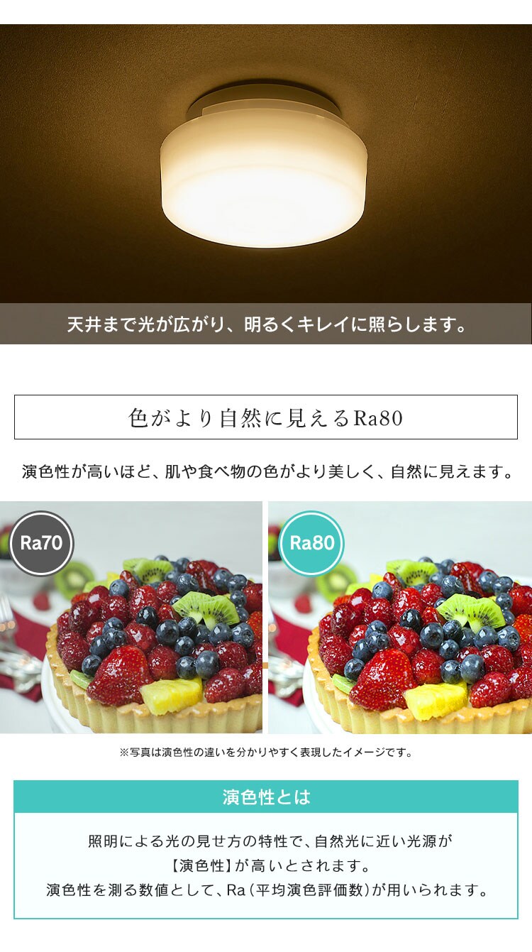 2個セット】シーリングライト LED 小型 2000lm 電球色 玄関 廊下