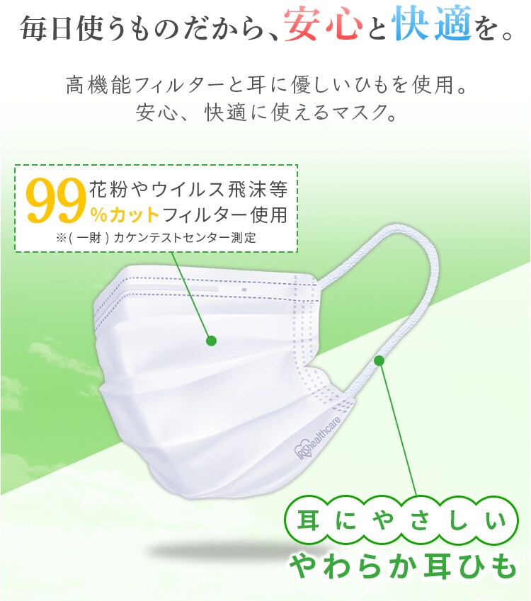 【90枚】 ディスポーサブルマスク DISPOSABLE マスク 小さめサイズ 30枚入&times;3個セット プリーツマスク 不織布2