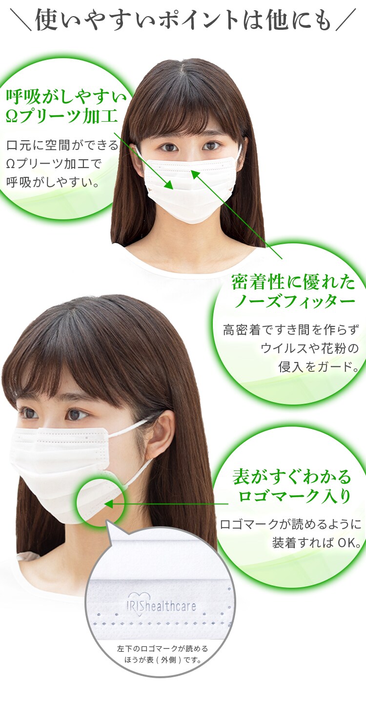【90枚】 ディスポーサブルマスク DISPOSABLE マスク 小さめサイズ 30枚入&times;3個セット プリーツマスク 不織布6