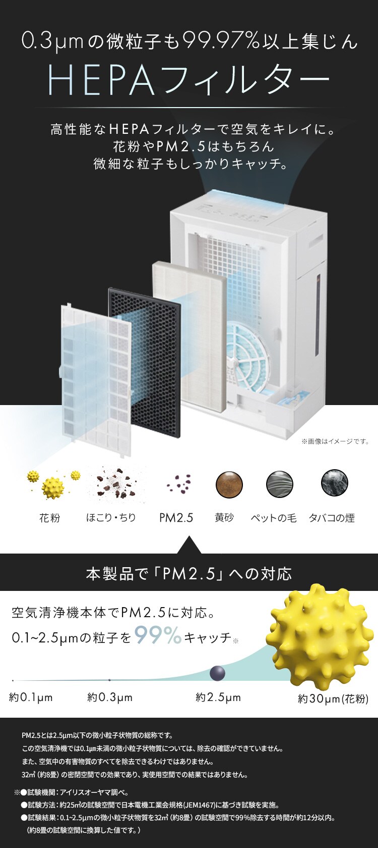 空気清浄機 23畳 加湿空気清浄機 14畳 温度・湿度センサー ほこりセンサー 2WAY給水 お手入れ簡単 AAP-AH50A-W ホワイト2