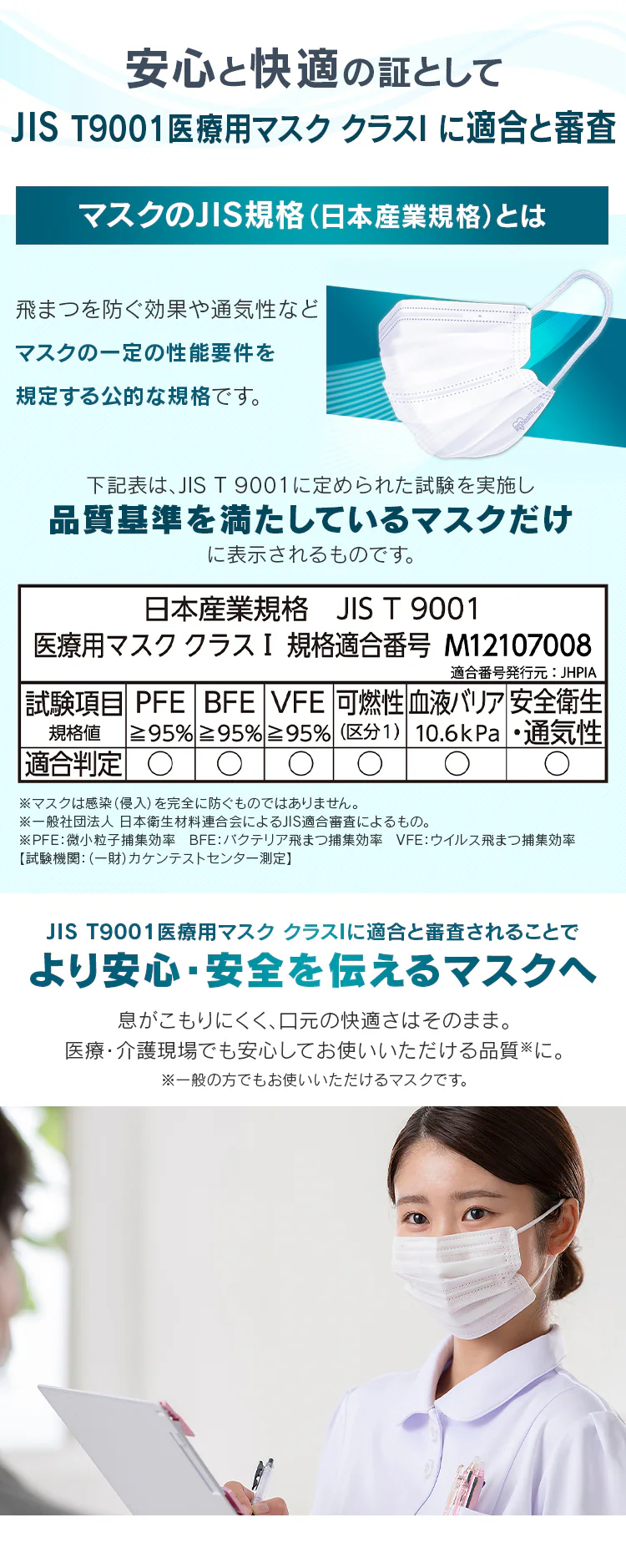 【30枚】  ナノエアー マスク 医療用 ふつうサイズ プリーツタイプ1
