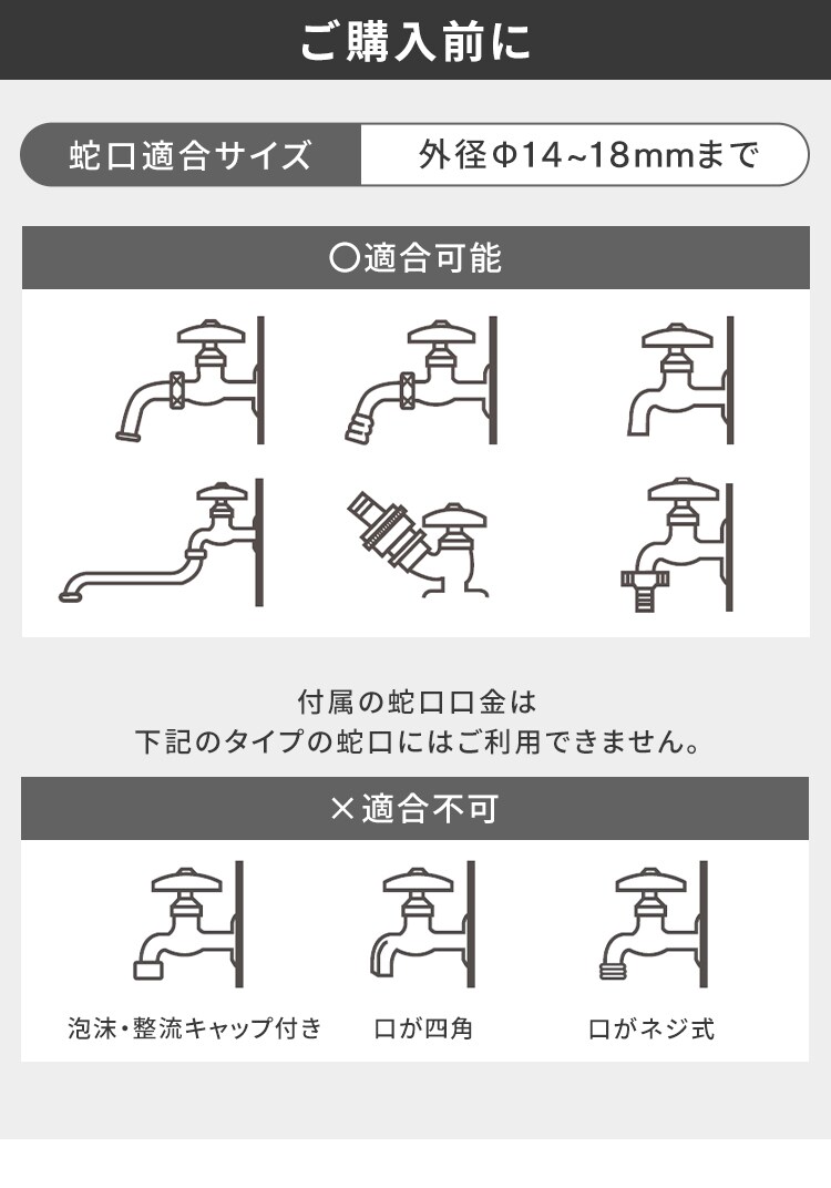 ホースリール 15m フルカバー 水流切り替え6種 FHEXN-15 ライトベージュ/ホワイト【２年保証付き】10