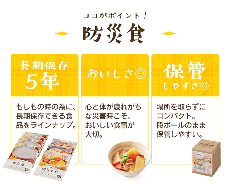 防災食7食セット　1