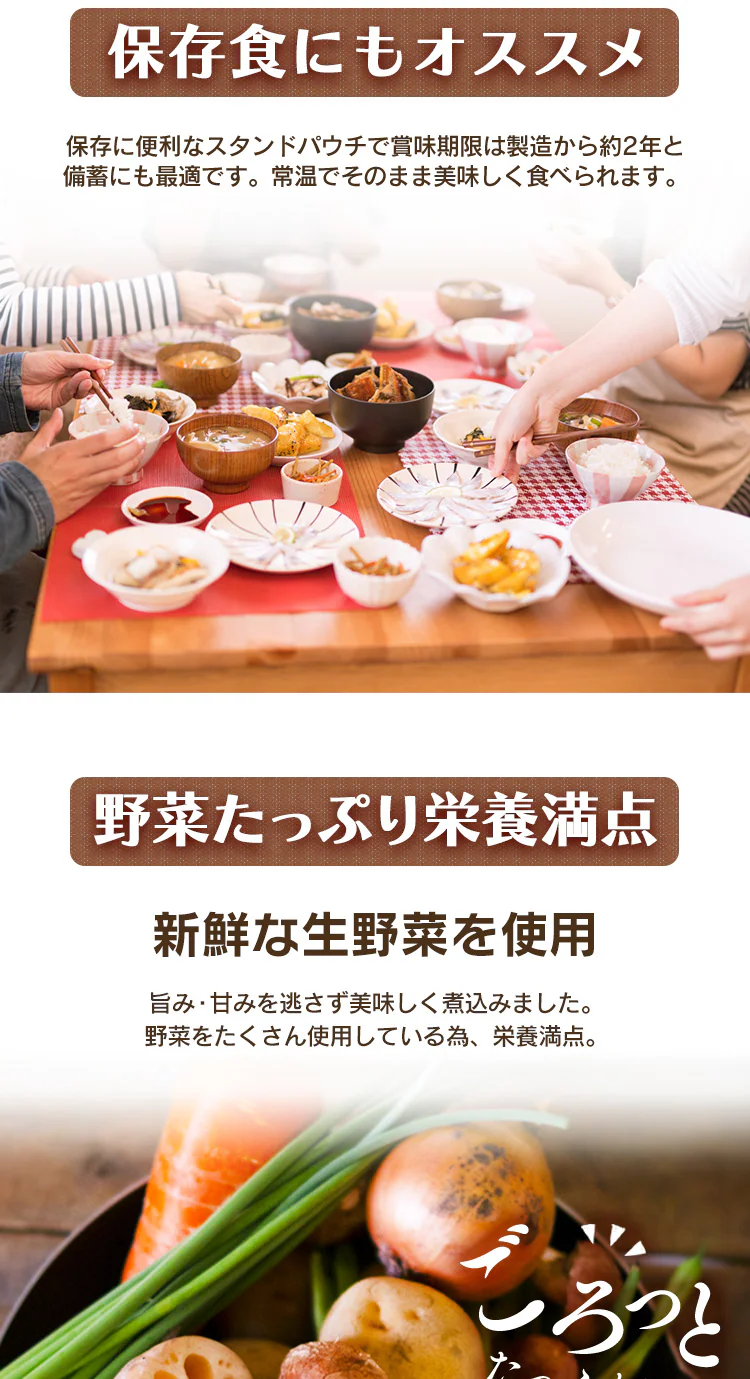 けんちん汁 500g 保存食1