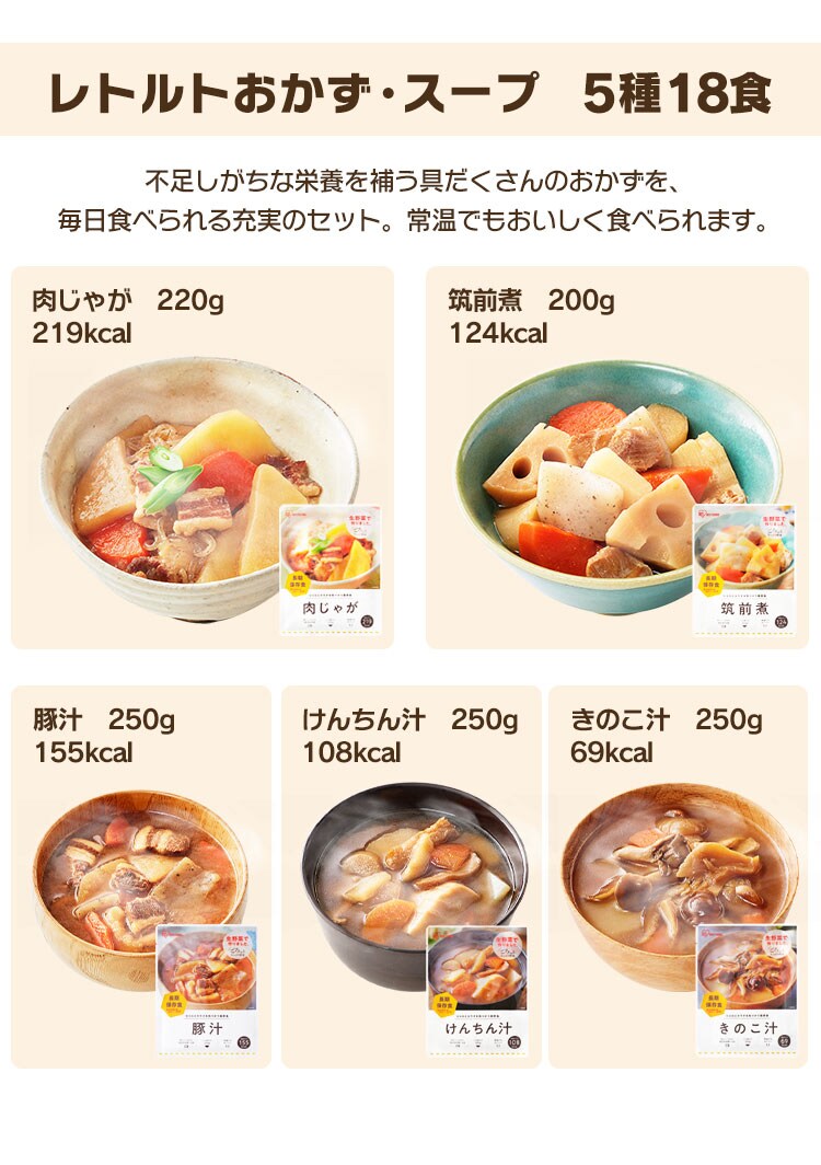 非常食セット 防災食 アルファ米 3種10食 おかず 5種18食 保存食 非常