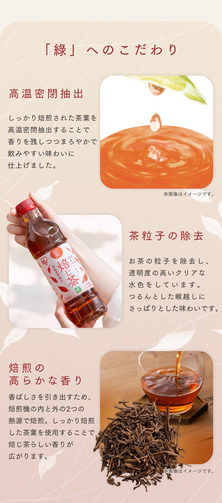 ラベルレス アイリスのお茶 ??緑茶 500ml&times;48本 国産茶葉100％使用4