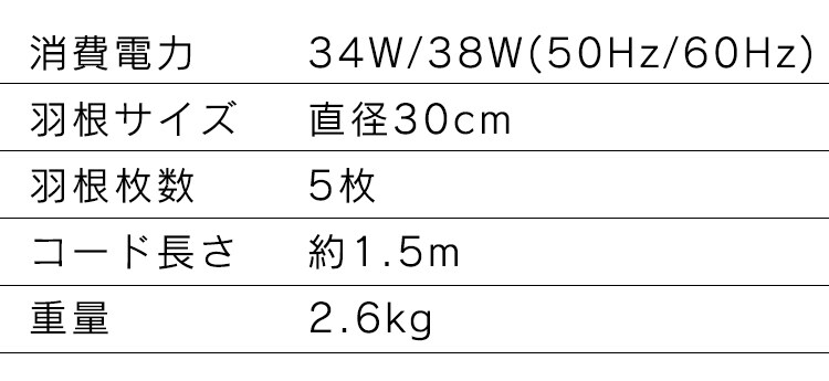 【訳あり】壁掛け扇風機 マイコン式 左右首振り リモコン付 WFC-306 ホワイト18