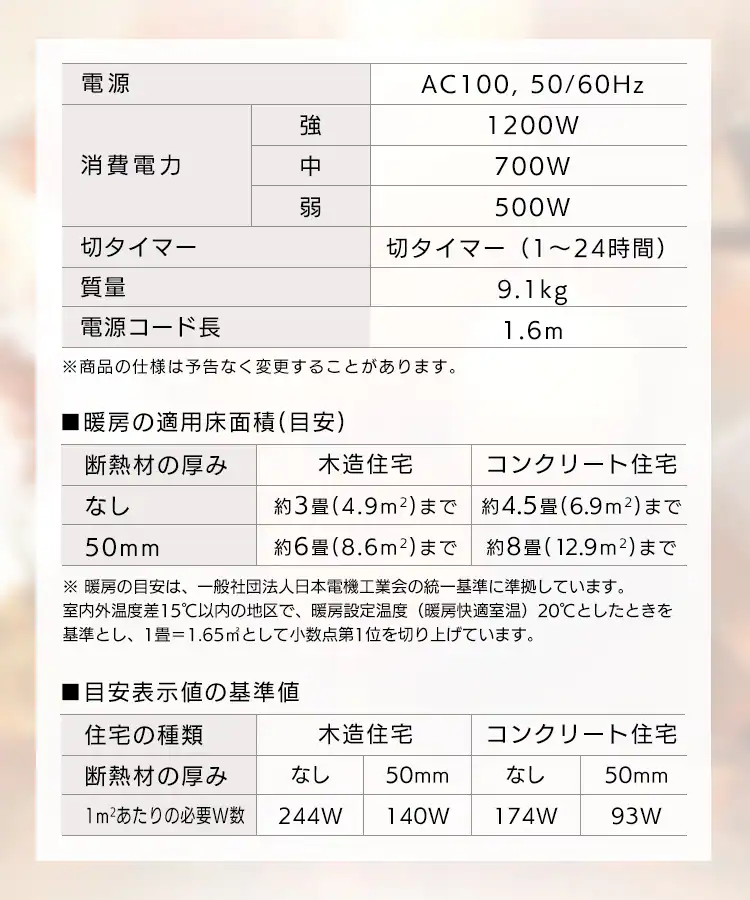 オイルヒーター 8畳 ウェーブフィン 24時間切タイマー IWH2-1208M-W29