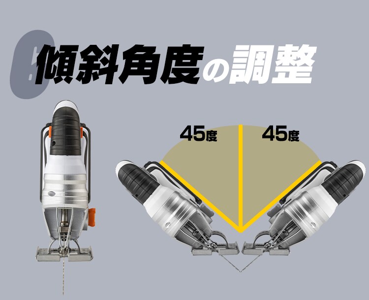 電動ノコギリ 糸のこ ジグソー 18V 充電式 バッテリー付き JJS18115