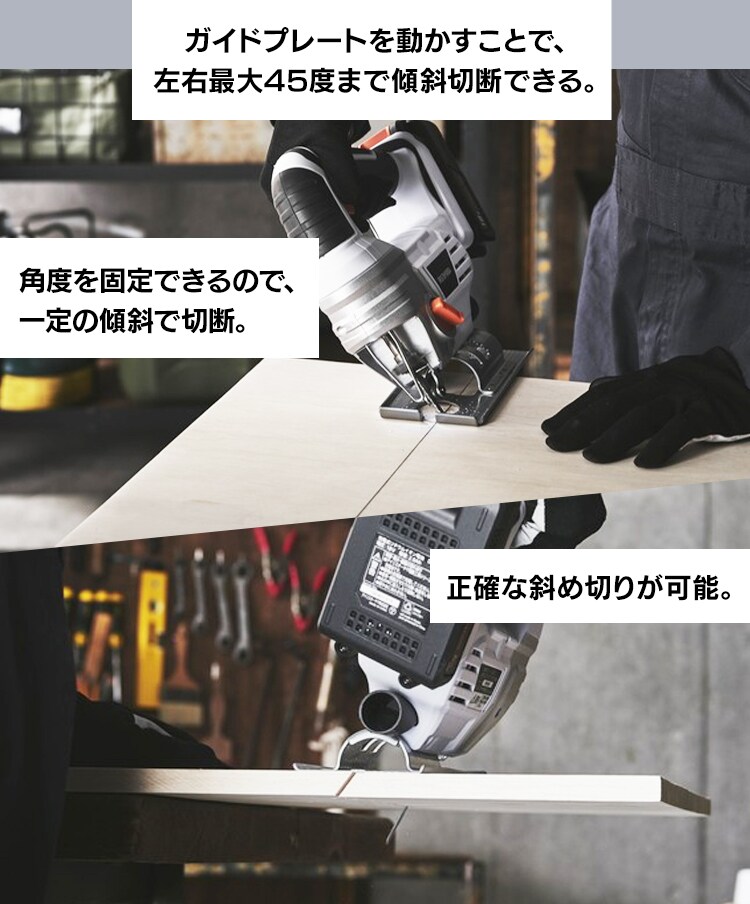 電動ノコギリ 糸のこ ジグソー 18V 充電式 バッテリー付き JJS18116