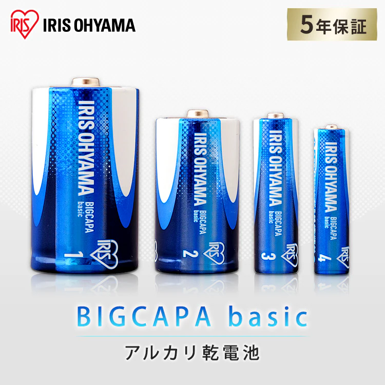 【訳あり】乾電池 BIGCAPA basic 単4形10パック0
