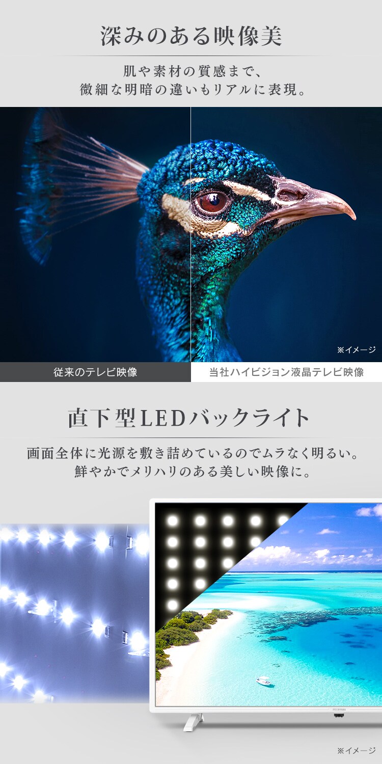 【訳あり】液晶テレビ 32インチ LT-32C320W ホワイト3