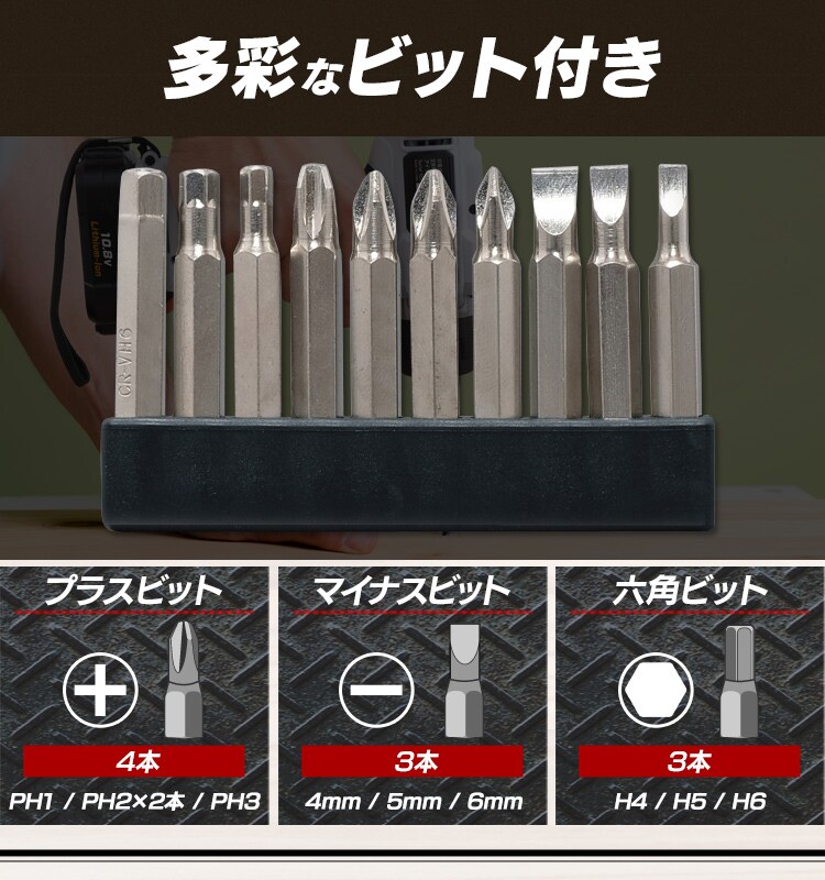 インパクトドライバー 10.8V 充電式 本体のみ JID80-Z G517484