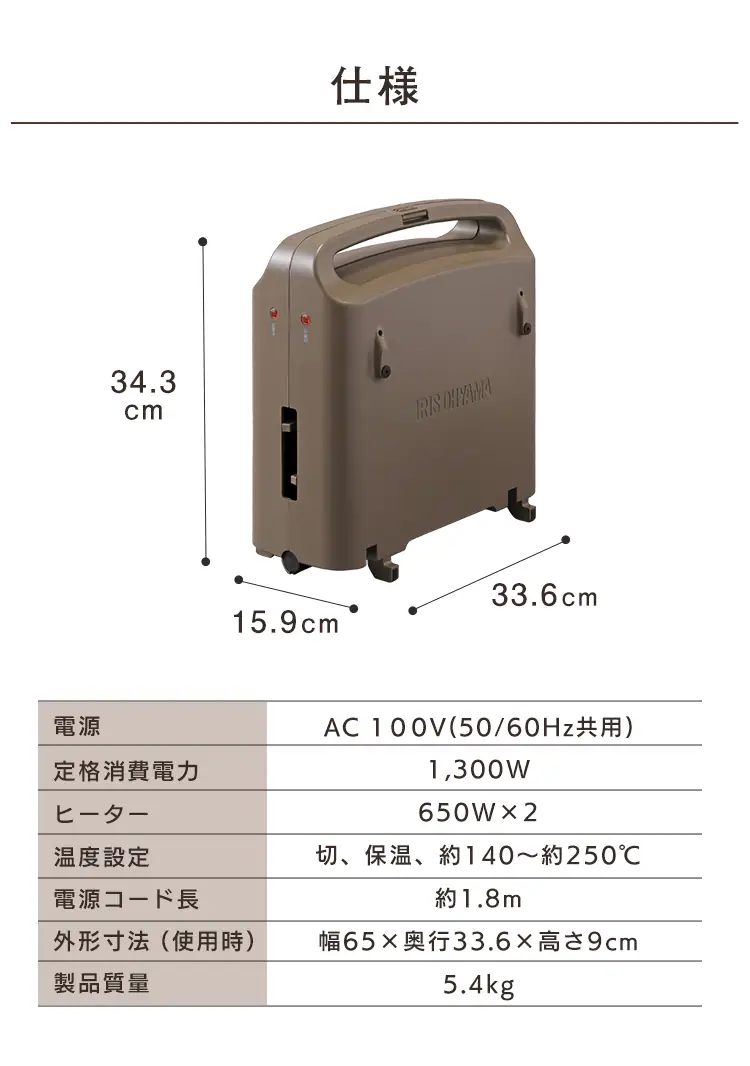 仕様