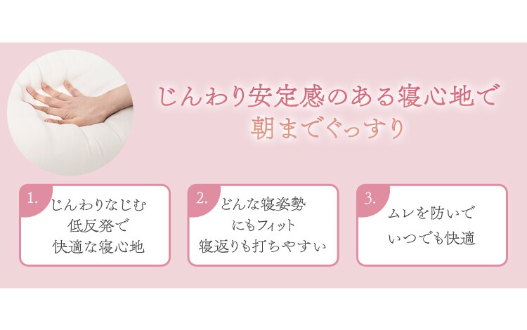 安定感のある寝心地で朝までぐっすり