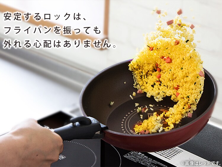 【IH対応】ダイヤモンドコートパン ホワイト＆マーブル 12点セット ISＮ-SE1214