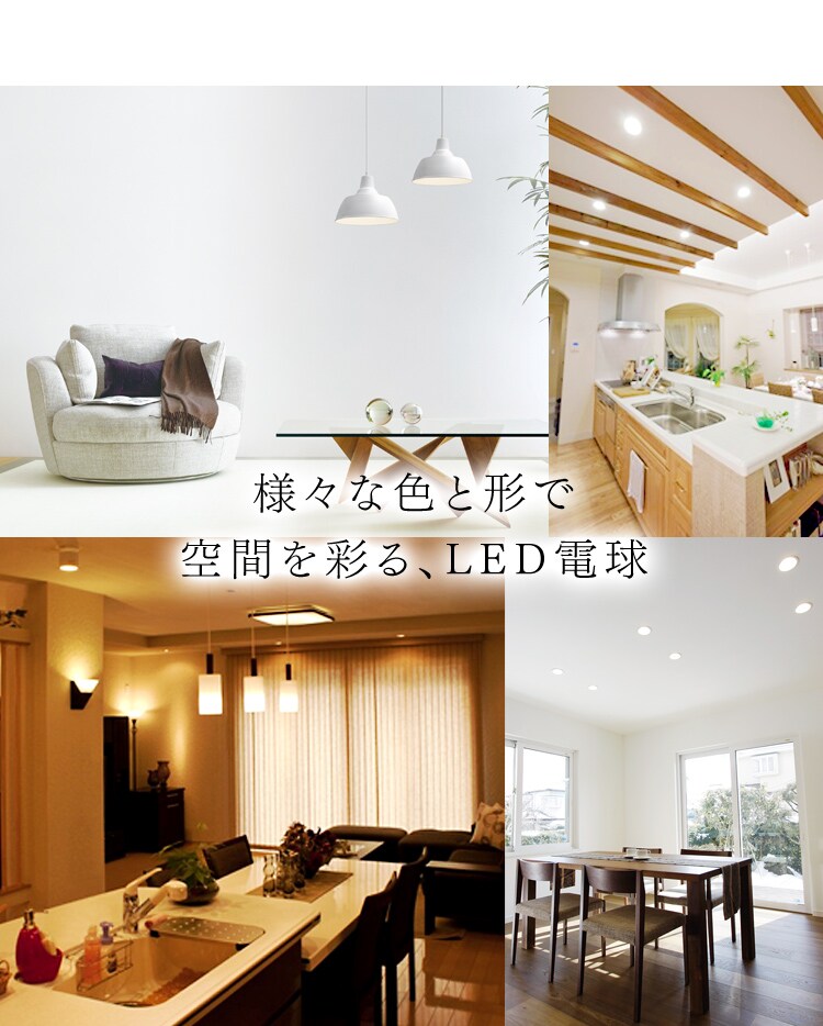 LED電球 E12口金 広配光タイプ 電球色 密閉形器具対応 LDT1L-G-E12 ナツメ球5