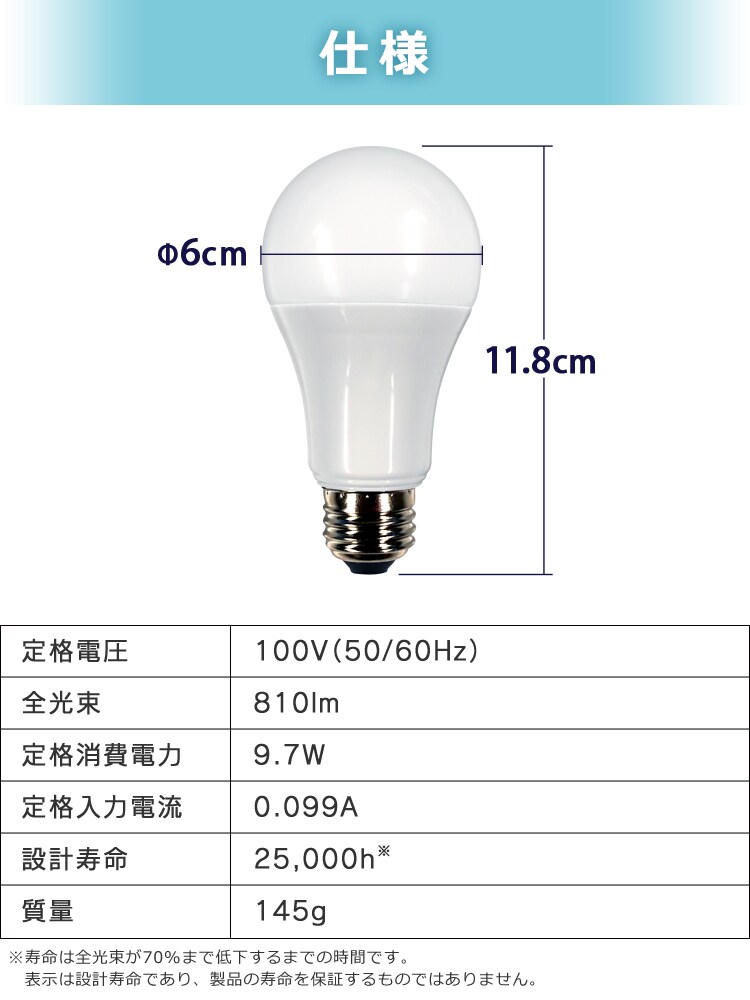 スマートスピーカー対応 LED電球