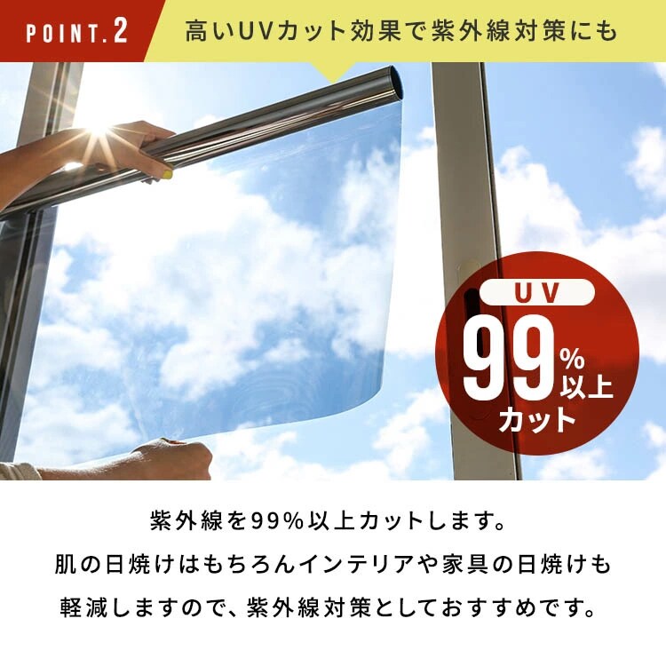 飛散防止フィルム 48&times;180cm HBF-4818N　防災グッズ 防災用品 飛散4