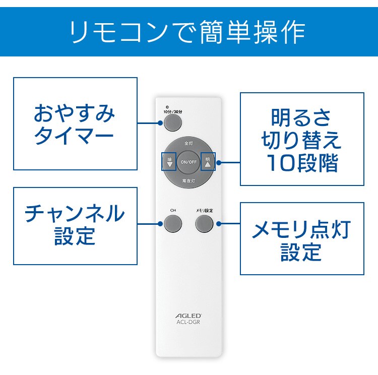 【訳あり】LEDシーリングライト 8畳調光5