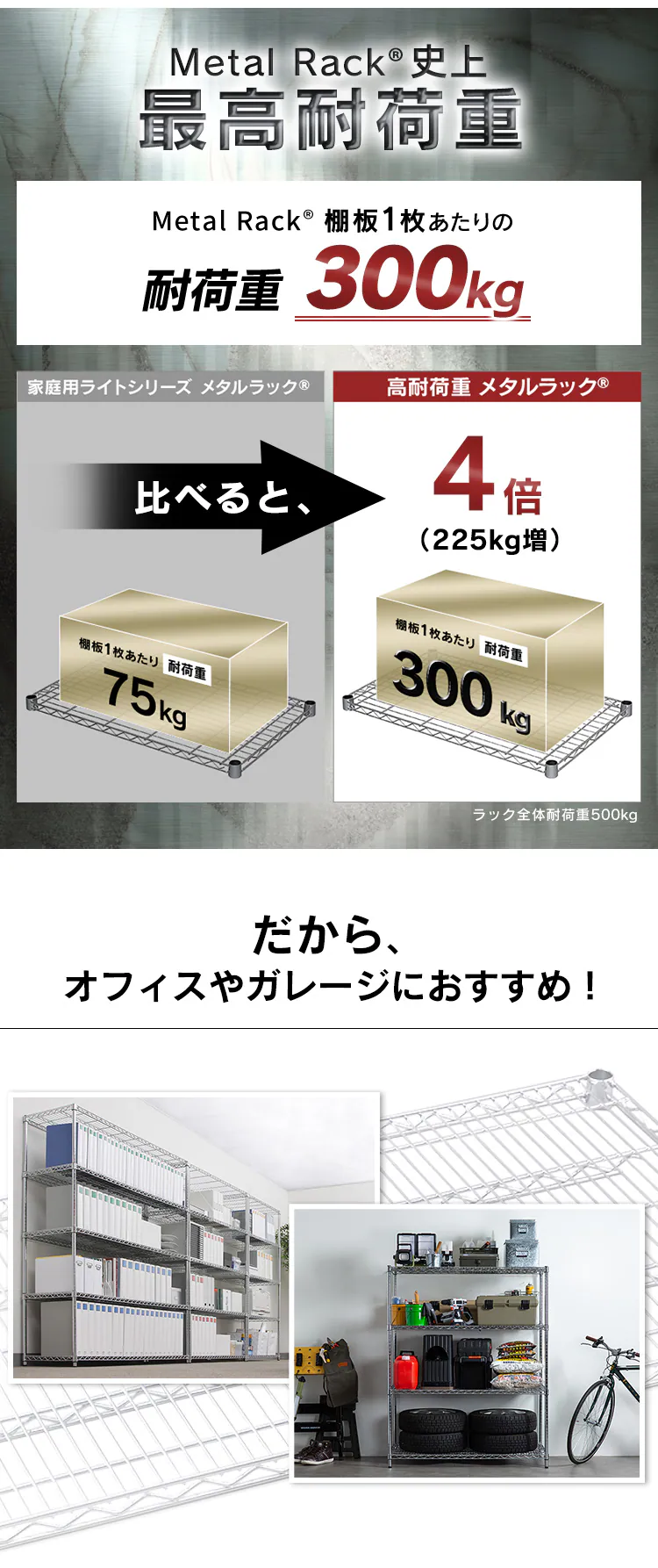 スチールラック 幅120cm メタルラック 5段 MR-1218DJK シルバー (ポール直径25mm・棚板5枚)1