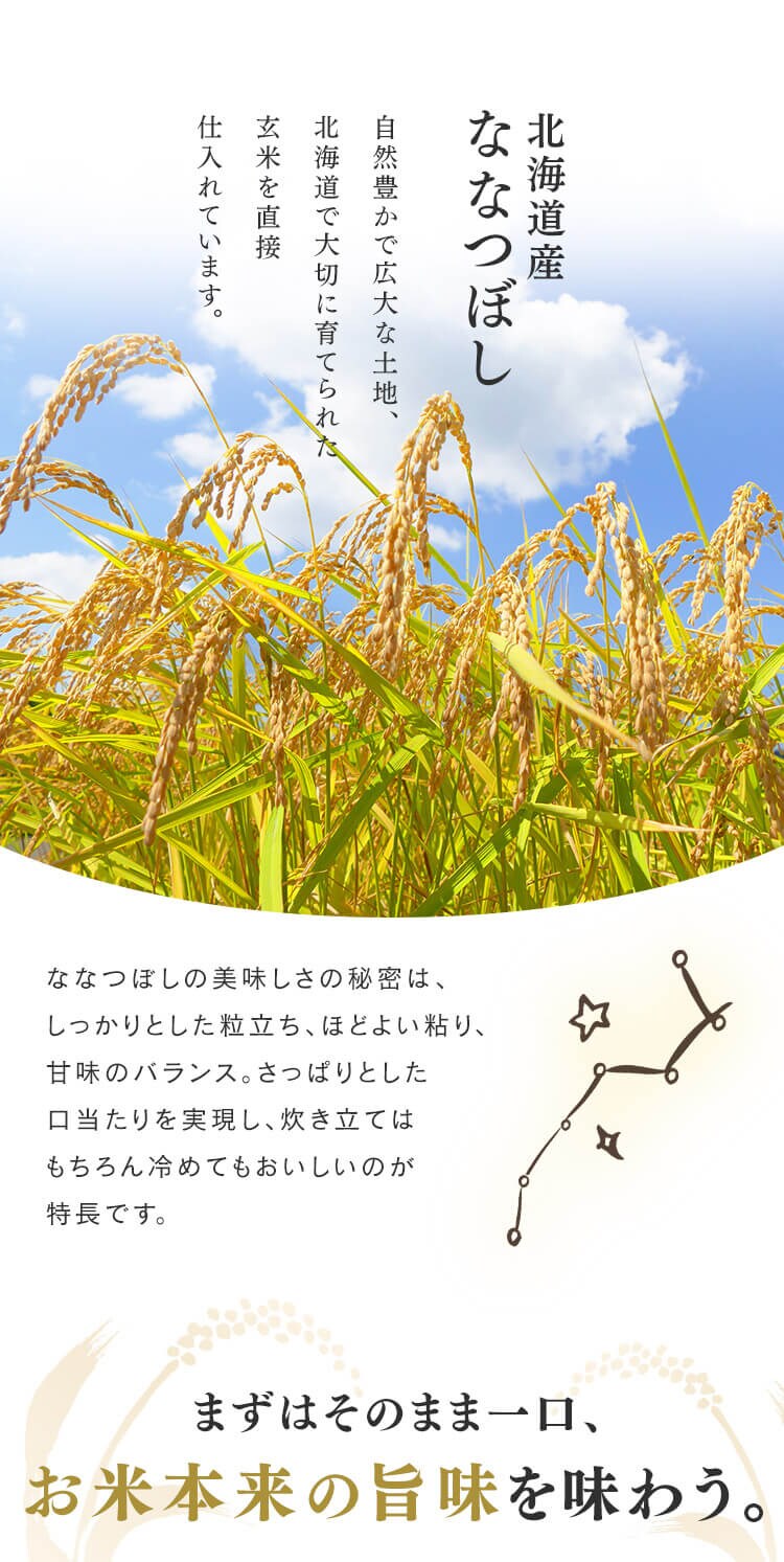 令和7年産 米 無洗米 北海道産 ななつぼし 1.5kg3