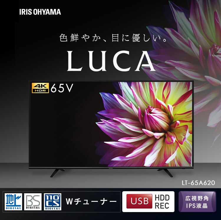 LUCA 4K�Ή��e���r 65�C���` LT-65A620 �u���b�N